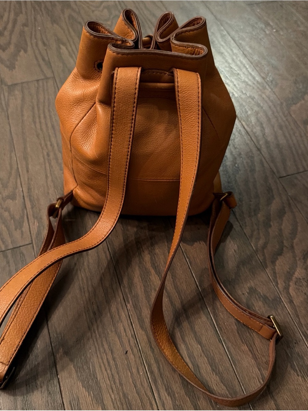 Fossil women’s Leather Backpack in Chestnut Brown - Picture 5 of 5